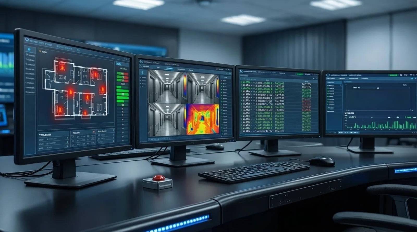 Modern security interface